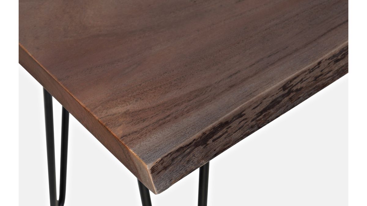 Jofran Nature's Edge 70" Bench in Slate - Holmwood's Furniture & Design Center (Somersworth, NH)