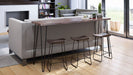 Jofran Nature's Edge Solid Acacia Counter Height Sofa Dining Table in Slate - Holmwood's Furniture & Design Center (Somersworth, NH)