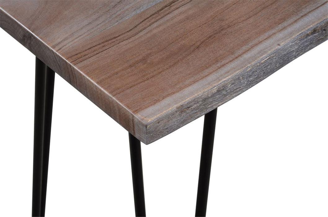Jofran Nature's Edge Solid Acacia Counter Height Sofa Dining Table in Slate - Holmwood's Furniture & Design Center (Somersworth, NH)