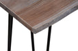 Jofran Nature's Edge Solid Acacia Counter Height Sofa Dining Table in Slate - Holmwood's Furniture & Design Center (Somersworth, NH)