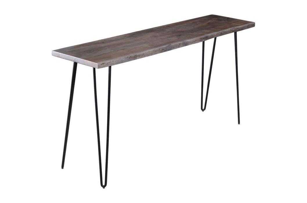 Jofran Nature's Edge Solid Acacia Counter Height Sofa Dining Table in Slate - Holmwood's Furniture & Design Center (Somersworth, NH)
