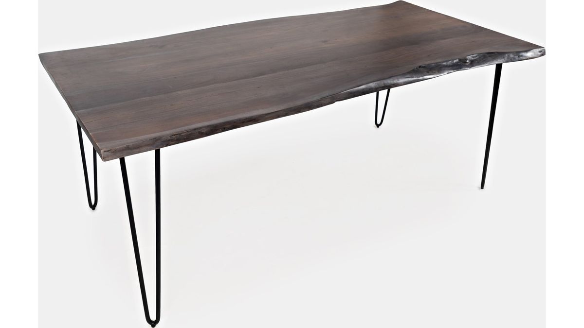 Jofran Nature's Edge 79" Dining Table in Slate - Holmwood's Furniture & Design Center (Somersworth, NH)