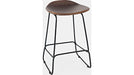 Jofran Nature's Edge Backless Stool in Slate (Set of 2) - Holmwood's Furniture & Design Center (Somersworth, NH)