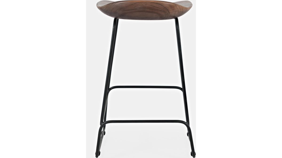 Jofran Nature's Edge Backless Stool in Slate (Set of 2) - Holmwood's Furniture & Design Center (Somersworth, NH)