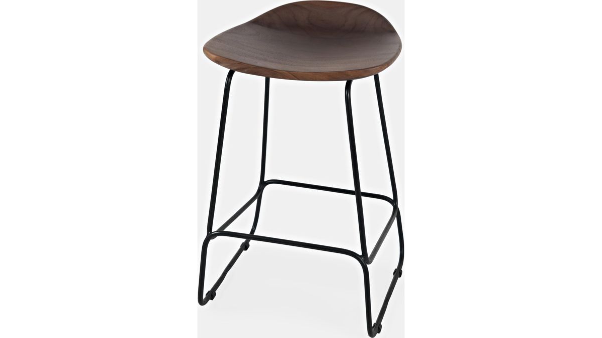 Jofran Nature's Edge Backless Stool in Slate (Set of 2) - Holmwood's Furniture & Design Center (Somersworth, NH)