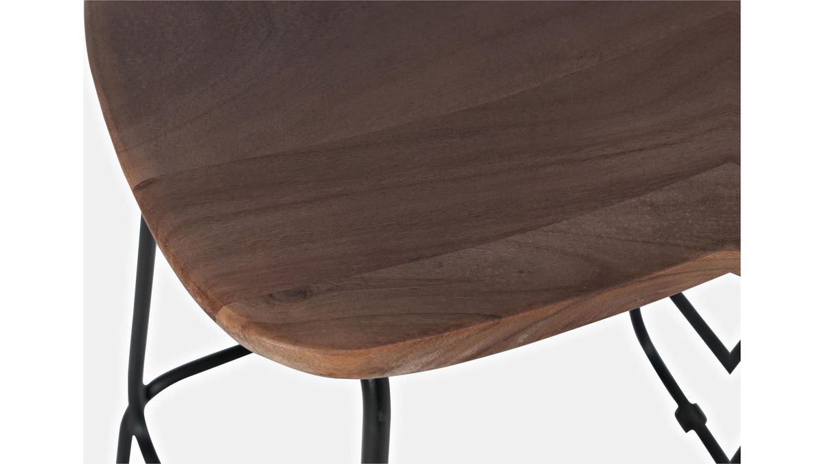 Jofran Nature's Edge Backless Stool in Slate (Set of 2) - Holmwood's Furniture & Design Center (Somersworth, NH)