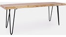 Jofran Nature's Edge Live Edge 48" Bench in Natural - Holmwood's Furniture & Design Center (Somersworth, NH)