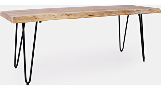 Jofran Nature's Edge Live Edge 48" Bench in Natural - Holmwood's Furniture & Design Center (Somersworth, NH)