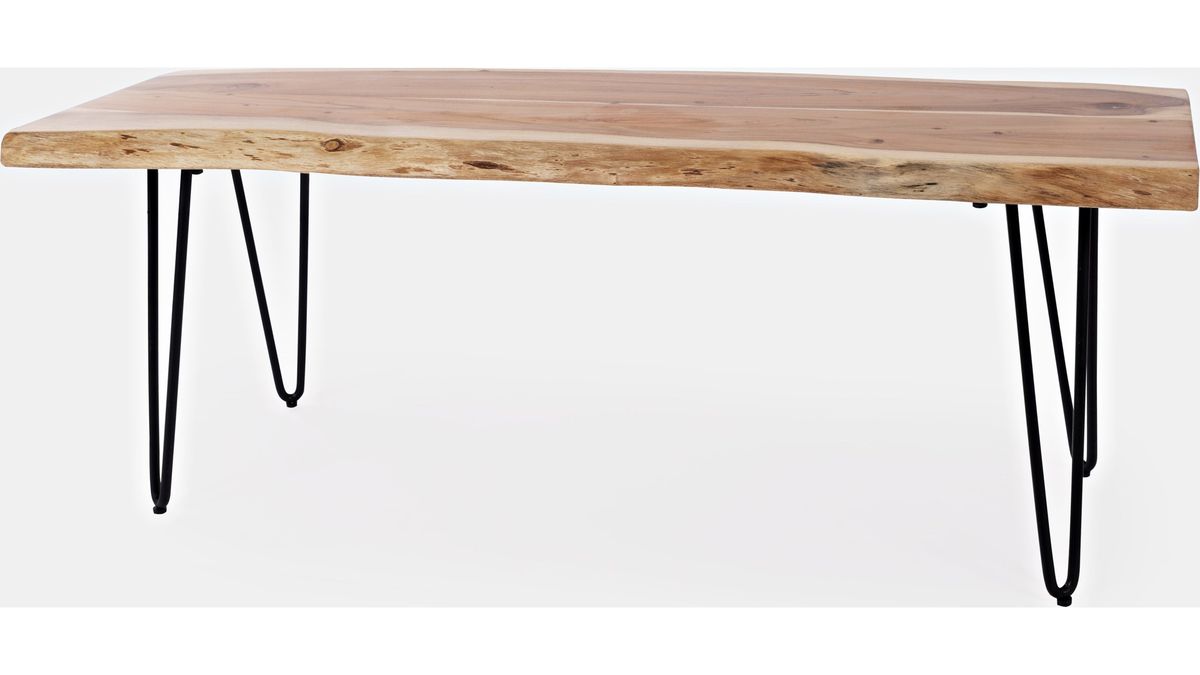 Jofran Nature's Edge Live Edge 48" Bench in Natural - Holmwood's Furniture & Design Center (Somersworth, NH)
