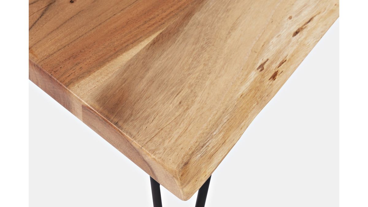 Jofran Nature's Edge Live Edge 48" Bench in Natural - Holmwood's Furniture & Design Center (Somersworth, NH)