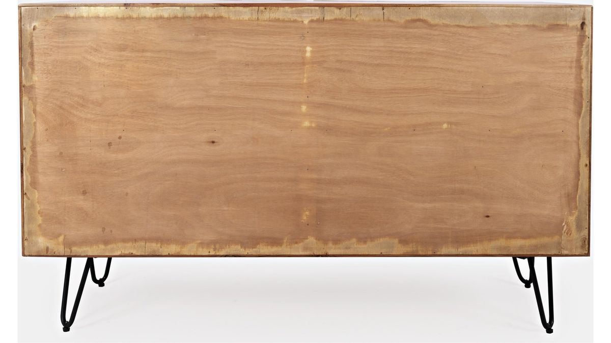 Jofran Nature's Edge Sideboard with 4 Live Edge Doors in Natural - Holmwood's Furniture & Design Center (Somersworth, NH)