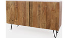 Jofran Nature's Edge Sideboard with 4 Live Edge Doors in Natural - Holmwood's Furniture & Design Center (Somersworth, NH)