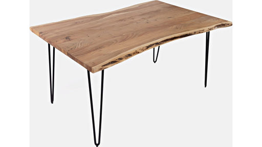 Jofran Nature's Edge 60" Live Edge Dining Table in Natural - Holmwood's Furniture & Design Center (Somersworth, NH)