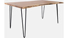 Jofran Nature's Edge 60" Live Edge Dining Table in Natural - Holmwood's Furniture & Design Center (Somersworth, NH)