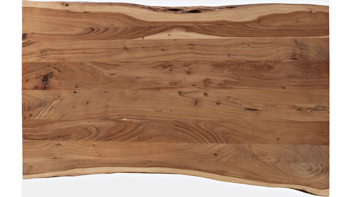 Jofran Nature's Edge 60" Live Edge Dining Table in Natural - Holmwood's Furniture & Design Center (Somersworth, NH)