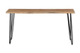 Jofran Nature's Edge Solid Acacia Counter Height Sofa Dining Table in Natural image