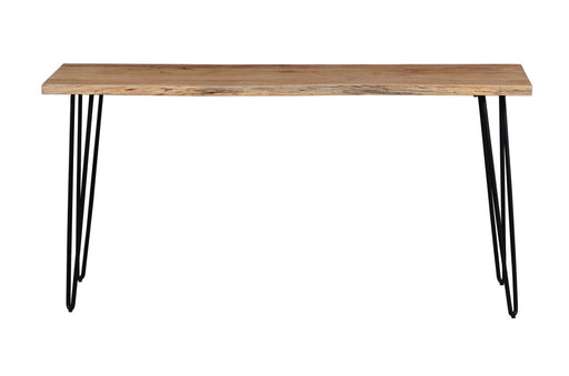 Jofran Nature's Edge Solid Acacia Counter Height Sofa Dining Table in Natural image