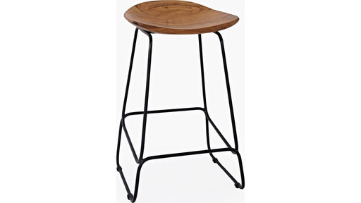 Jofran Nature's Edge Backless Stool in Natural (Set of 2) - Holmwood's Furniture & Design Center (Somersworth, NH)