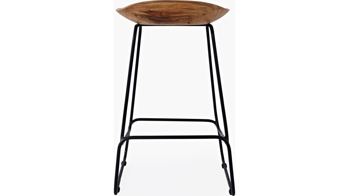 Jofran Nature's Edge Backless Stool in Natural (Set of 2) - Holmwood's Furniture & Design Center (Somersworth, NH)