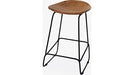 Jofran Nature's Edge Backless Stool in Natural (Set of 2) - Holmwood's Furniture & Design Center (Somersworth, NH)