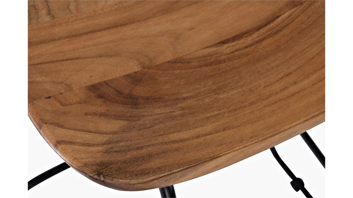Jofran Nature's Edge Backless Stool in Natural (Set of 2) - Holmwood's Furniture & Design Center (Somersworth, NH)