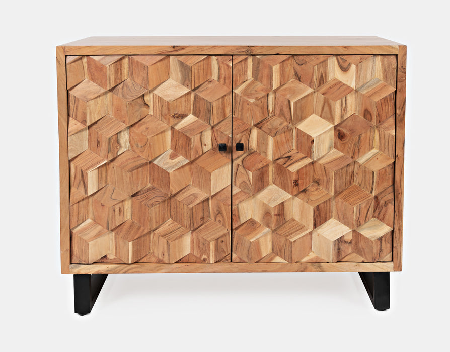 Geometrix 2 Door Accent Cabinet