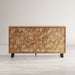 Jofran Geometrix Modern Abstract Cube Style Accent Cabinet in Natural - Holmwood's Furniture & Design Center (Somersworth, NH)