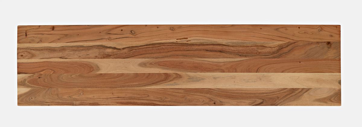 Jofran The Wave Three Door Solid Acacia Hardwood Accent Cabinet in Natural - Holmwood's Furniture & Design Center (Somersworth, NH)