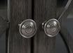 Jofran Aurora Hills Country Wire-Brushed 6 Door Accent Chest in Brushed Grey - Holmwood's Furniture & Design Center (Somersworth, NH)