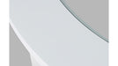 Jofran Urban Icon 42" Round Counter Height Dining Table in White - Holmwood's Furniture & Design Center (Somersworth, NH)