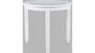 Jofran Urban Icon 42" Round Counter Height Dining Table in White image