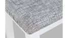 Jofran Urban Icon Upholstered Bench in White - Holmwood's Furniture & Design Center (Somersworth, NH)