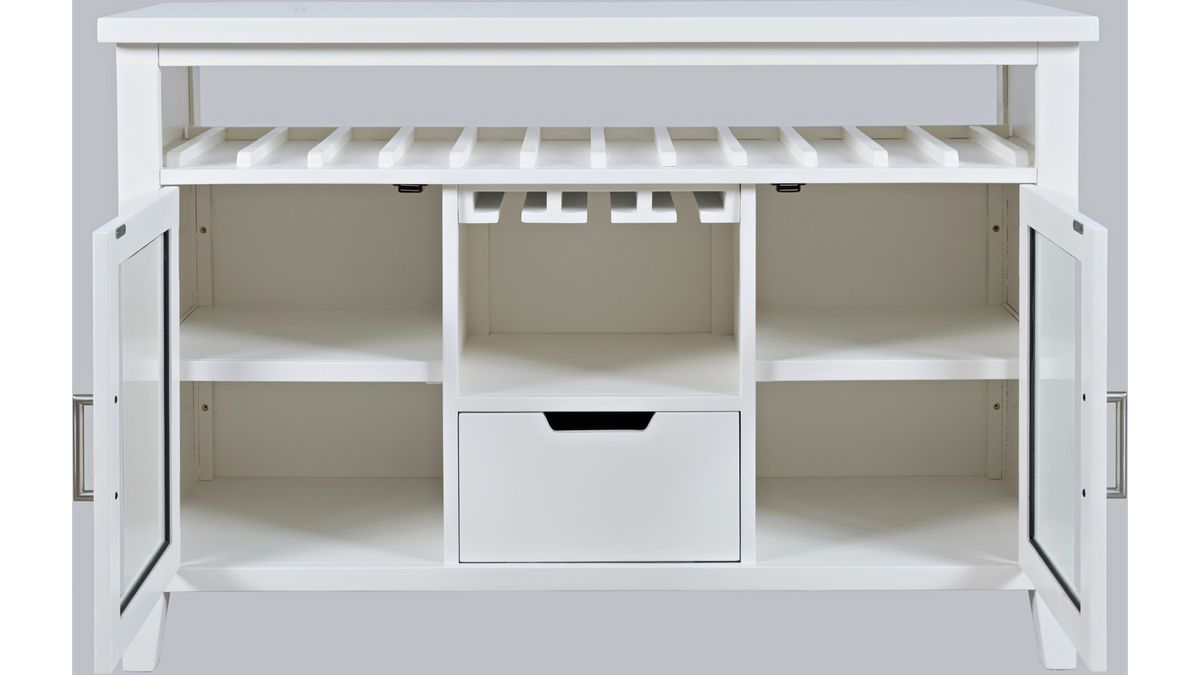 Jofran Urban Icon Server in White - Holmwood's Furniture & Design Center (Somersworth, NH)