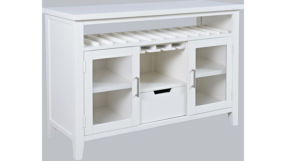 Jofran Urban Icon Server in White - Holmwood's Furniture & Design Center (Somersworth, NH)