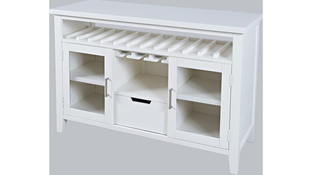Jofran Urban Icon Server in White - Holmwood's Furniture & Design Center (Somersworth, NH)