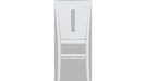 Jofran Urban Icon Slotback Counter Height Stool in White (Set of 2) - Holmwood's Furniture & Design Center (Somersworth, NH)