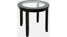 Jofran Urban Icon 42" Round Counter Height Dining Table in Black - Holmwood's Furniture & Design Center (Somersworth, NH)