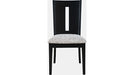 Jofran Urban Icon Slotback Chair in Black (Set of 2) - Holmwood's Furniture & Design Center (Somersworth, NH)