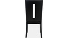 Jofran Urban Icon Slotback Chair in Black (Set of 2) - Holmwood's Furniture & Design Center (Somersworth, NH)