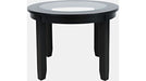Jofran Urban Icon 42" Round Dining Table in Black - Holmwood's Furniture & Design Center (Somersworth, NH)
