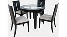 Jofran Urban Icon 42" Round Dining Table in Black - Holmwood's Furniture & Design Center (Somersworth, NH)