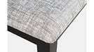 Jofran Urban Icon Upholstered Bench in Black - Holmwood's Furniture & Design Center (Somersworth, NH)