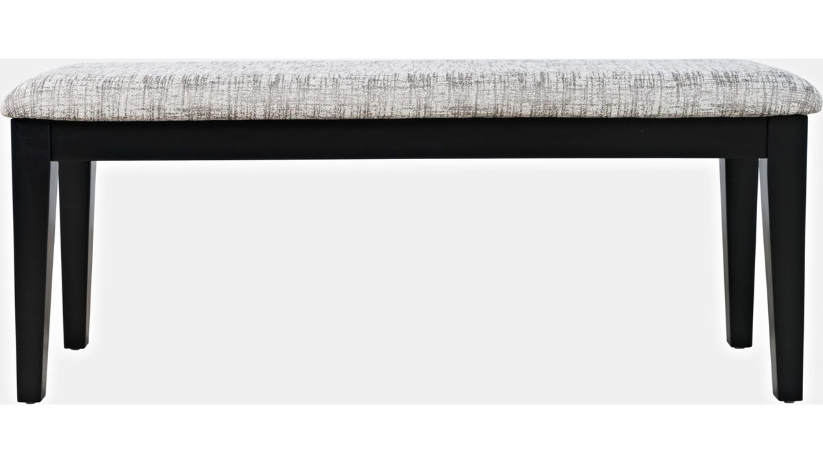 Jofran Urban Icon Upholstered Bench in Black image