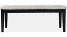 Jofran Urban Icon Upholstered Bench in Black image