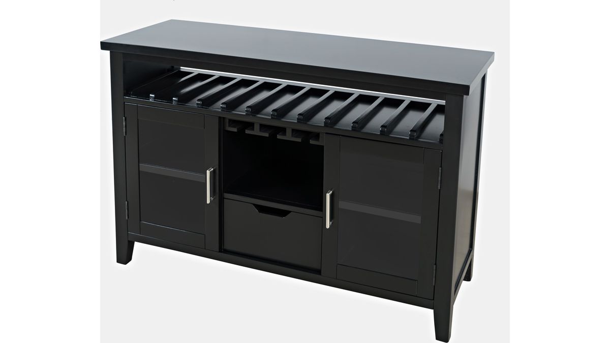 Jofran Urban Icon Server in Black - Holmwood's Furniture & Design Center (Somersworth, NH)
