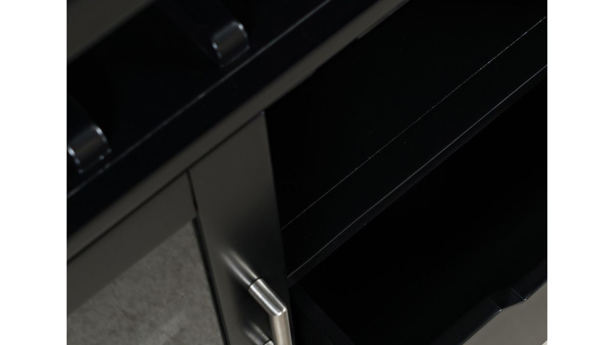 Jofran Urban Icon Server in Black - Holmwood's Furniture & Design Center (Somersworth, NH)