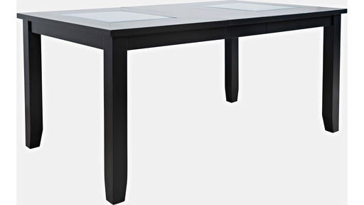Jofran Urban Icon Extension Dining Table in Black - Holmwood's Furniture & Design Center (Somersworth, NH)