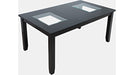 Jofran Urban Icon Extension Dining Table in Black - Holmwood's Furniture & Design Center (Somersworth, NH)