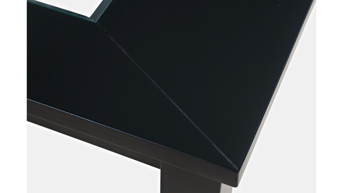 Jofran Urban Icon Extension Dining Table in Black - Holmwood's Furniture & Design Center (Somersworth, NH)