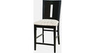 Jofran Urban Icon Slotback Counter Height Stool in Black (Set of 2) - Holmwood's Furniture & Design Center (Somersworth, NH)